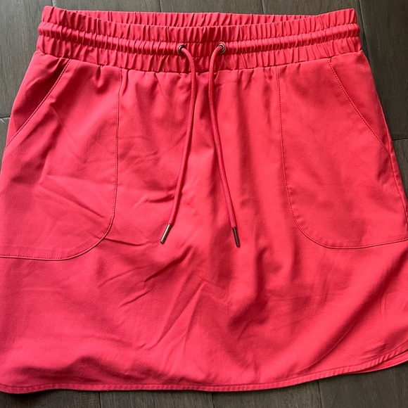 St. John's Bay Cherry Red Skort - Picture 2 of 8